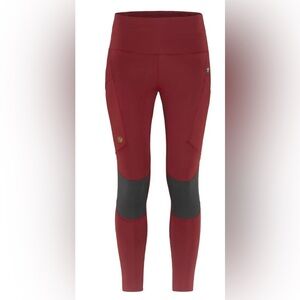 Fjallraven Abisko Pro Trekking Tight - Women's size Small Red NWT